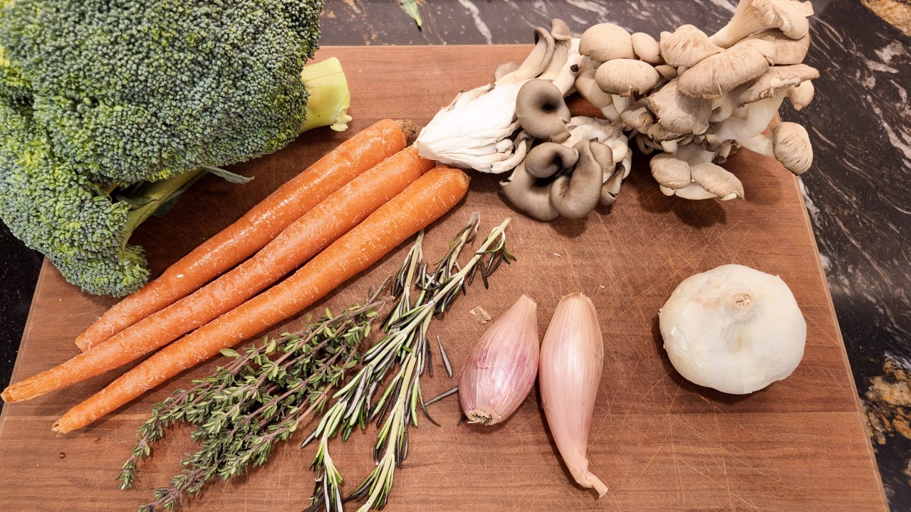 ingredients on a cutting board